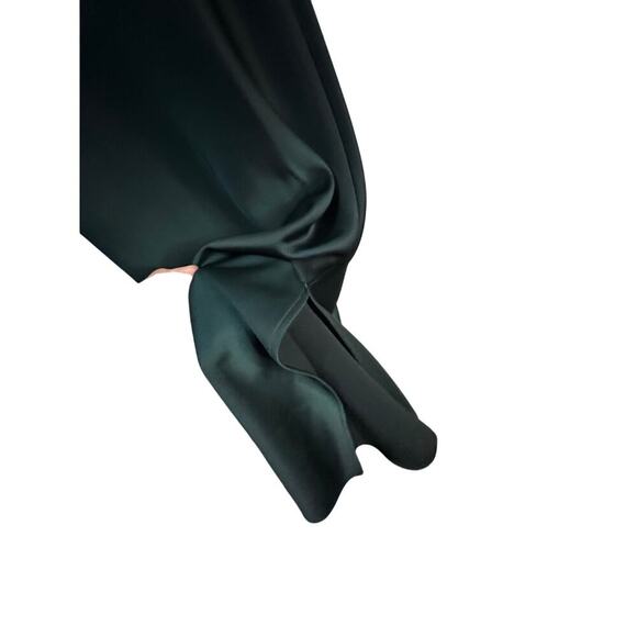 Sachin & Babi Green Serena Cowl Neck Satin Slip Midi Dress Size 2 - Picture 6 of 14